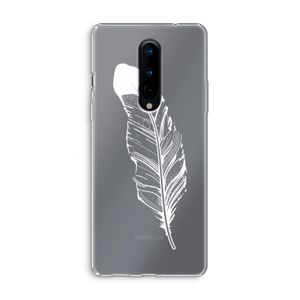 Pluim: OnePlus 8 Transparant Hoesje