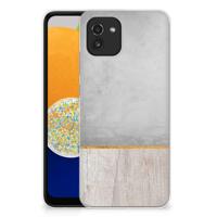 Samsung Galaxy A03 | Bumper Hoesje | Wood Concrete
