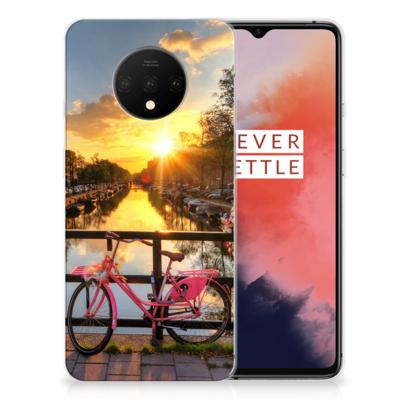 OnePlus 7T | Silliconen Back Cover | Amsterdamse Grachten