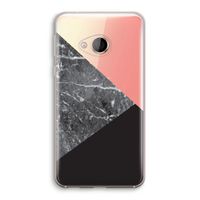 Combinatie marmer: HTC U Play Transparant Hoesje