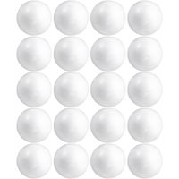 20x Beschilderbare piepschuim ballen/bollen 15 cm - thumbnail
