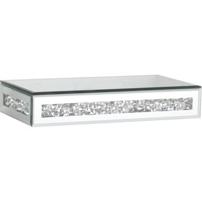 Wandplank - Trion Glitt - 30x15cm - Spiegelglas - Glittereffect - Kunststof