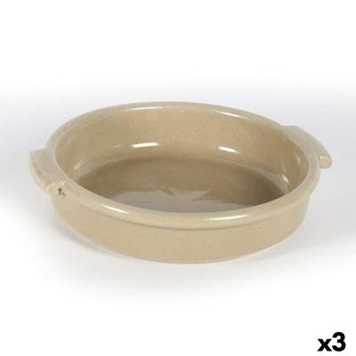 Sauspan Anaflor Barro Anaflor Bruin Keramisch Ø 21 cm (3 Stuks)