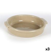 Sauspan Anaflor Barro Anaflor Bruin Keramisch Ø 21 cm (3 Stuks)