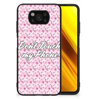 Xiaomi Poco X3 | X3 Pro | Telefoon Hoesje | Flowers Pink DTMP
