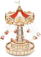 Robotime Zweefmolen Music Box Bouwpakket Knutselen Hobby Modelbouw