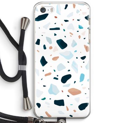 Terrazzo N°13: iPhone 5 / 5S / SE Transparant Hoesje met koord