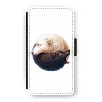 Yin Yang Wolves: iPhone 11 Pro Flip Hoesje