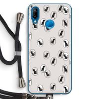 Miauw: Huawei P20 Lite Transparant Hoesje met koord