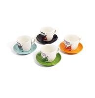 Set Van 4 Volkswagen Bus Espresso Kopjes