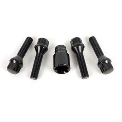 Anti-diefstalschroeven OMP OMPS09851201 M12 x 1,25 4 uds Zwart