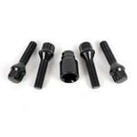 Anti-diefstalschroeven OMP OMPS09851201 M12 x 1,25 4 uds Zwart