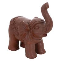 Deco Figuur Olifant 36x19x39 cm Bruin van ML-Design - thumbnail