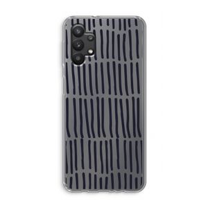 Moroccan stripes: Samsung Galaxy A32 5G Transparant Hoesje