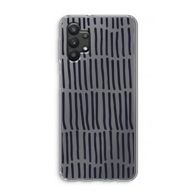 Moroccan stripes: Samsung Galaxy A32 5G Transparant Hoesje