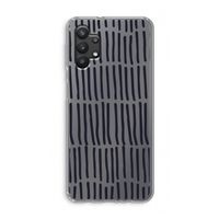 Moroccan stripes: Samsung Galaxy A32 5G Transparant Hoesje