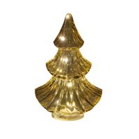 Boompje glas LED 15,5x9,5 cm amber - Annas collection