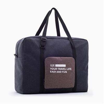 Opvouwbare vrouwen reizen tas Unisex bagage reizen handtassen waterdichte reistas grote capaciteit tas (zwart)