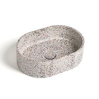 Waskom Ideavit Idea.Rock 40x28x12 cm Ovaal Terrazzo Wit Ideavit