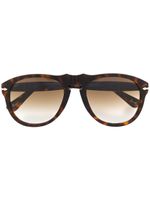 Persol lunettes de soleil à monture ronde - Marron