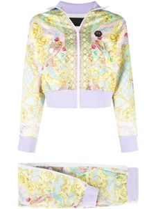 Philipp Plein survêtement à imprimé baroque - Vert