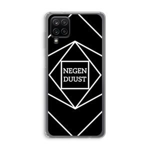 Negenduust geometrisch: Samsung Galaxy A12 Transparant Hoesje