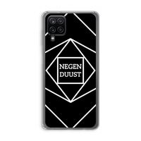 Negenduust geometrisch: Samsung Galaxy A12 Transparant Hoesje