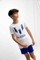 Vingino x Messi Logo T-Shirt Kids Wit - Maat 116 - Kleur: Wit | Soccerfanshop