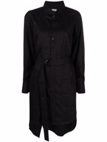 Diesel robe-chemise à manches longues - Noir - thumbnail