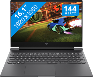 HP Victus Gaming 16-r0974nd Intel® Core™ i7 i7-13620H Laptop 40,9 cm (16.1") Full HD 16 GB DDR5-SDRAM 1 TB SSD NVIDIA GeForce RTX 4060 Wi-Fi 6 (802.11ax) Windows 11 Home Zwart