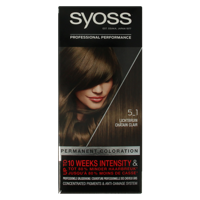 Syoss Color baseline 5-1 lichtbruin haarverf 1 Set