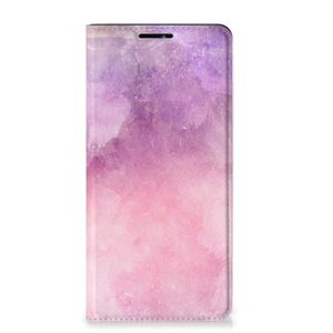 Bookcase Motorola Edge 20 Pro Pink Purple Paint