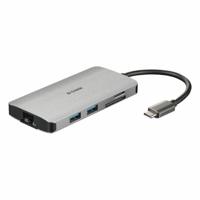 USB-HUB C D-Link DUB-M810 Zilverkleurig
