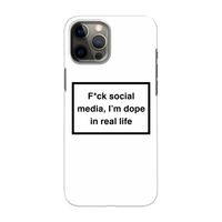 I'm dope: Volledig geprint iPhone 12 Pro Max Hoesje