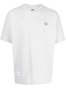 AAPE BY *A BATHING APE® chemise Milo à patch logo - Gris