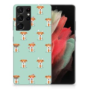 Samsung Galaxy S21 Ultra TPU Hoesje Pups