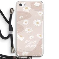 Daydreaming becomes reality: iPhone 5 / 5S / SE Transparant Hoesje met koord