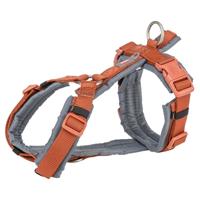 TRIXIE HONDENTUIG PREMIUM TREKKING ROEST BRUIN / GRAFIET GRIJS 36-44X1,5 CM