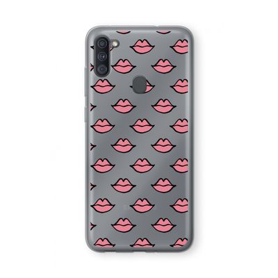Lipjes: Samsung Galaxy A11 Transparant Hoesje