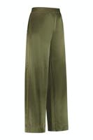 Studio Anneloes Lucie Satin Trousers 08561 Broek 7400 Army