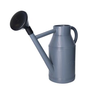 EDA Gieter - grijs - kunststof - zwarte broeskop - 6 liter