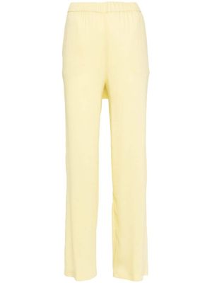Fabiana Filippi pantalon droit à taille haute - Jaune