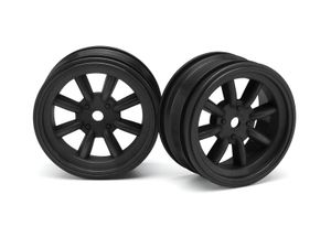 Mx60 eight spoke wheel black (0mm offset/2pcs)