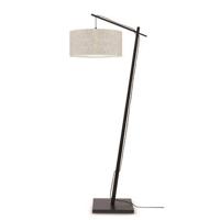 GOOD&MOJO Vloerlamp Andes - Zwart|Naturel - 72x47x176cm