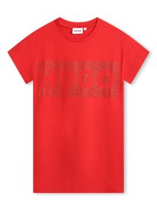 HUGO KIDS t-shirt à détails de clous - Rouge