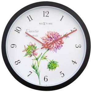 NeXtime - Weerbestendige buitenklok - 30.5 cm - Wit - Knautia -