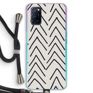 Marrakech Arrows: Oppo A72 Transparant Hoesje met koord