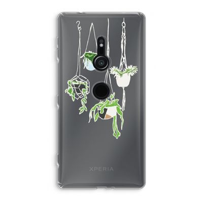 Hang In There: Sony Xperia XZ2 Transparant Hoesje