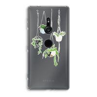 Hang In There: Sony Xperia XZ2 Transparant Hoesje