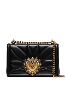 Dolce & Gabbana mini sac à bandoulière à ornements - Noir